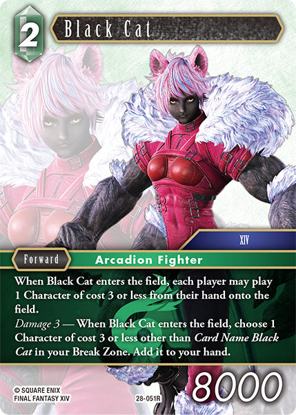 Final Fantasy TCG - Opus XXVIII - 28-051 Black Cat