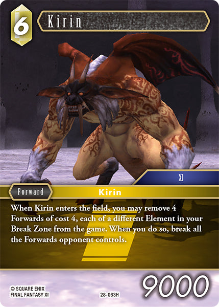 Final Fantasy TCG - Opus XXVIII - 28-063 Kirin