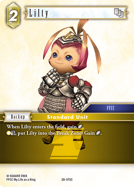 Final Fantasy TCG - Opus XXVIII - 28-075 Lilty