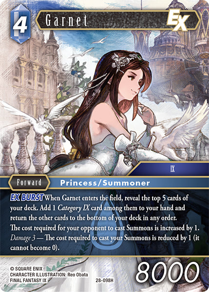 Final Fantasy TCG - Opus XXVIII - 28-098 Garnet