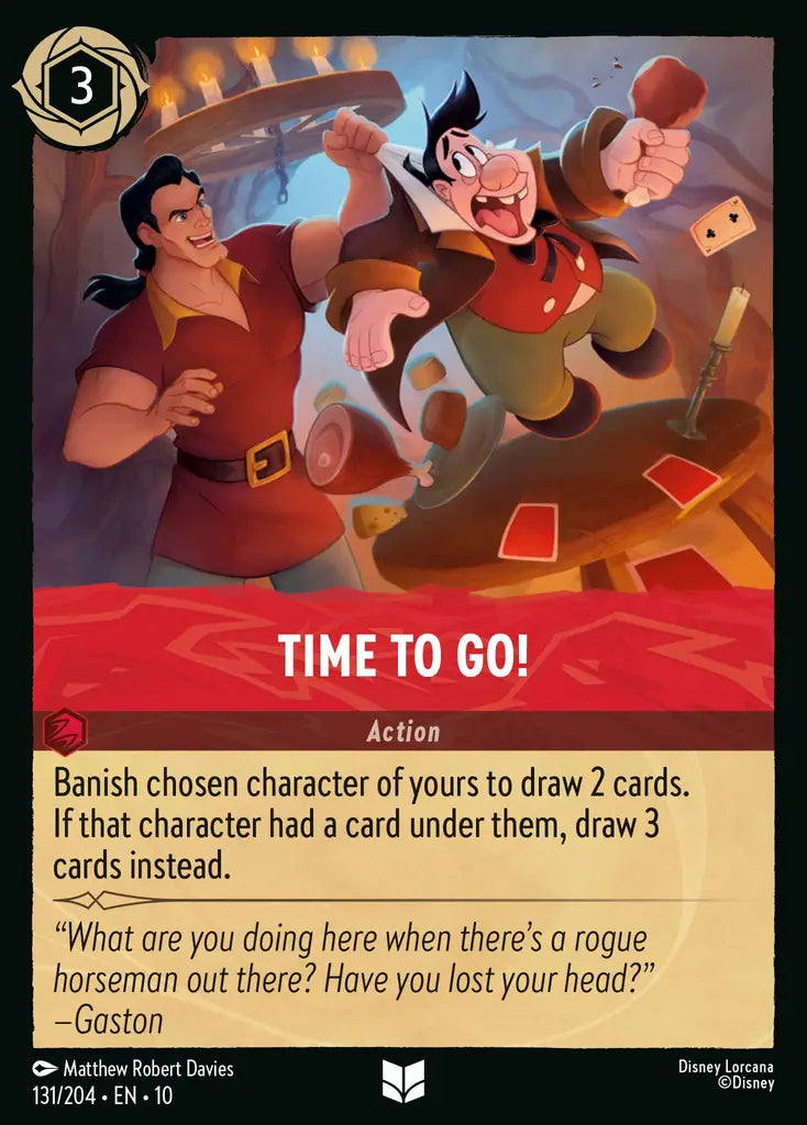 Disney Lorcana Whispers in the Well 131/204 Time to Go!