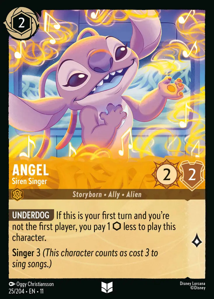 Disney Lorcana Winterspell 025/204 Angel - Siren Singer