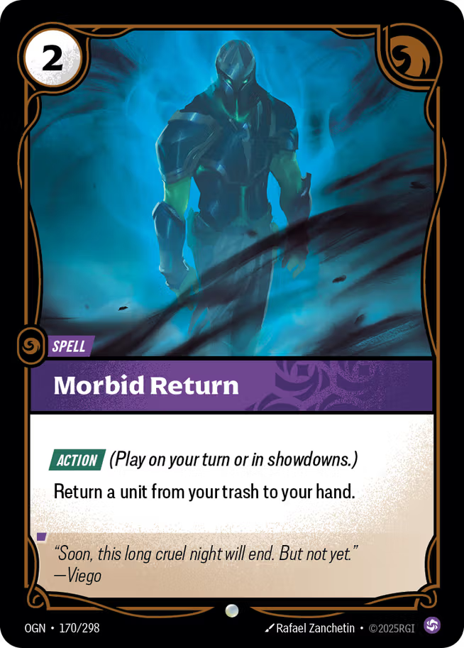 Riftbound: League of Legends TCG Origins 170/289 Morbid Return