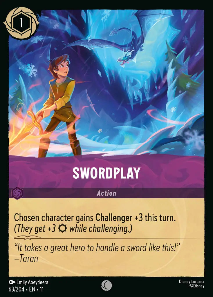 Disney Lorcana Winterspell 063/204 Swordplay