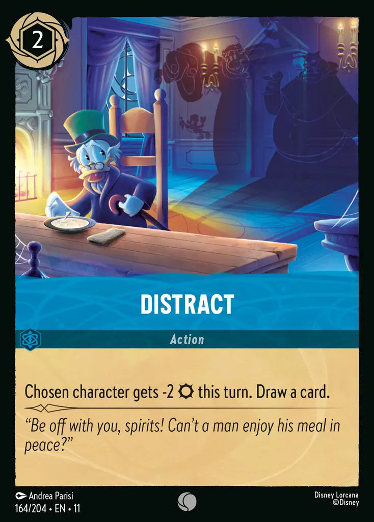 Disney Lorcana Winterspell 164/204 Distract