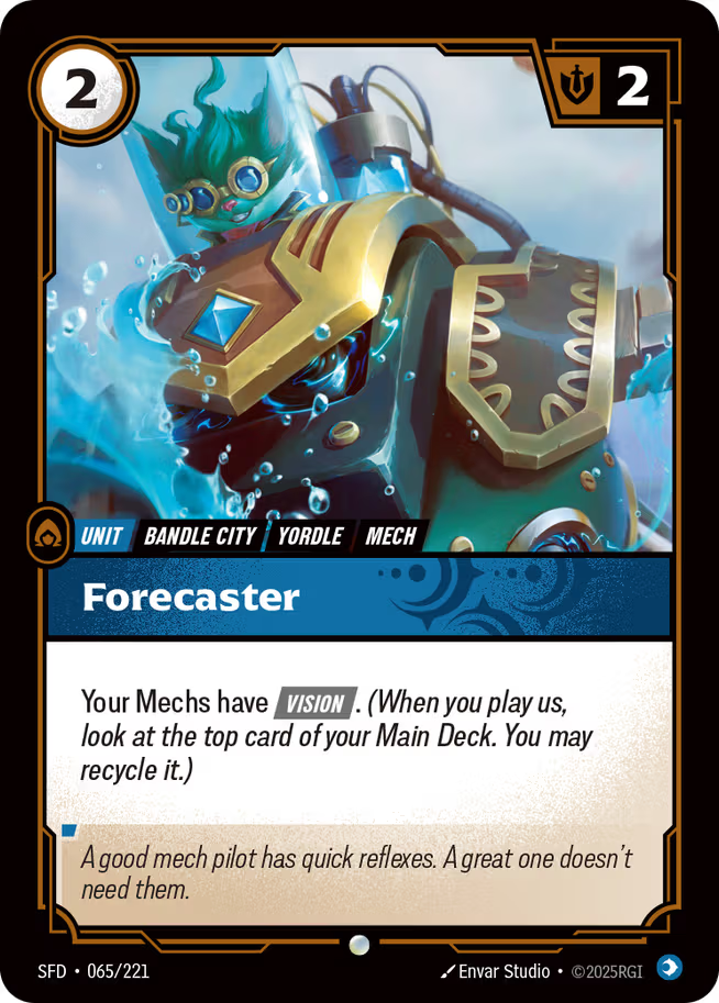 Riftbound: League of Legends TCG Spiritforged 065/221 Forecaster
