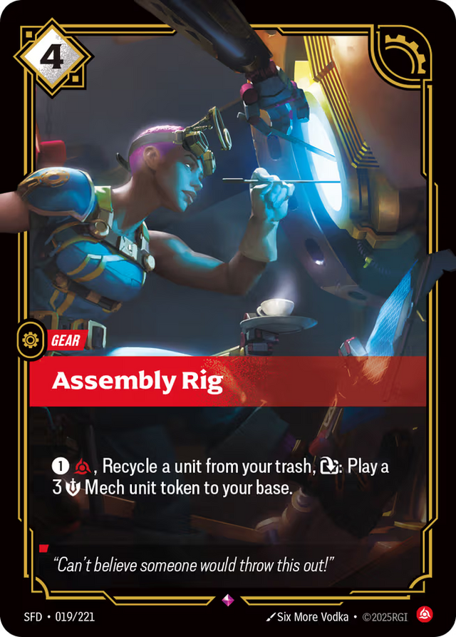 Riftbound: League of Legends TCG Spiritforged 019/221 Assembly Rig ...