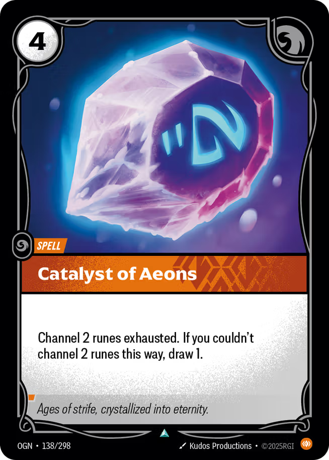 Riftbound: League of Legends TCG Origins 138/289 Catalyst of Aeons