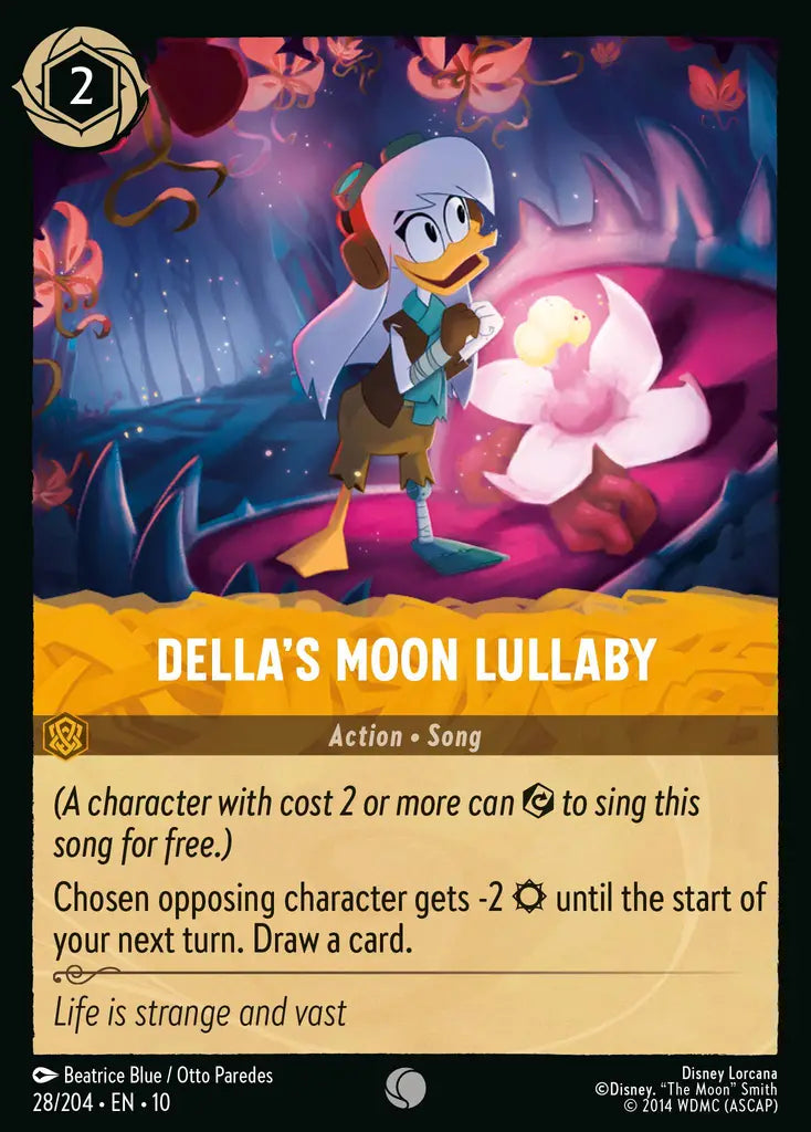 Disney Lorcana Whispers in the Well 028/204 Della's Moon Lullaby