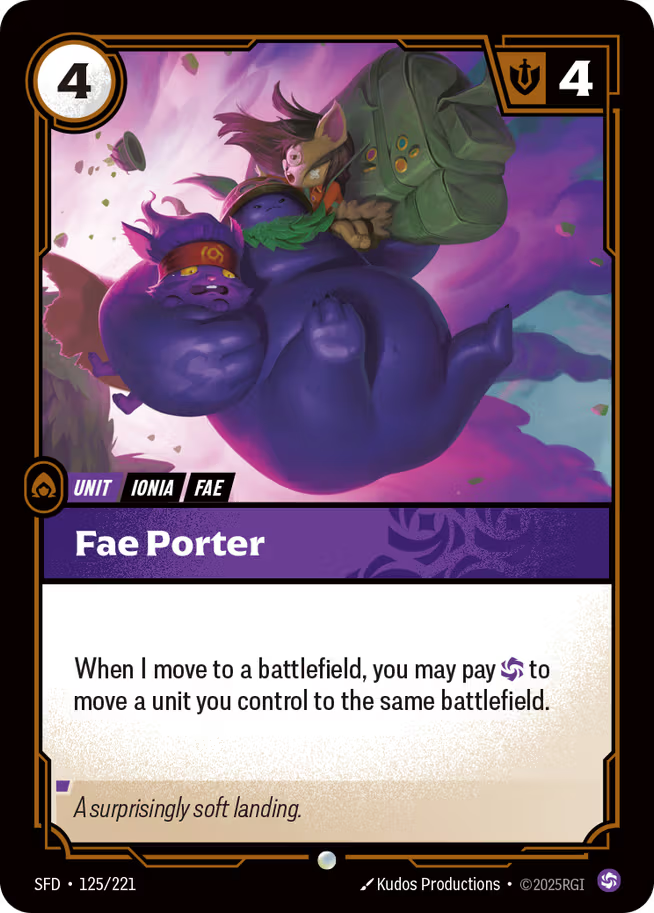 Riftbound: League of Legends TCG Spiritforged 125/221 Fae Porter