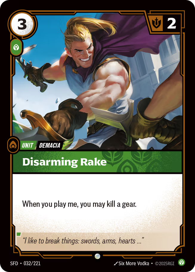 Riftbound: League of Legends TCG Spiritforged 032/221 Disarming Rake