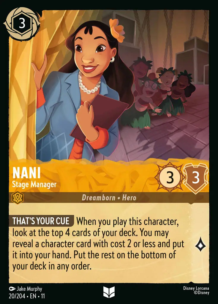 Disney Lorcana Winterspell 020/204 Nani - Stage Manager