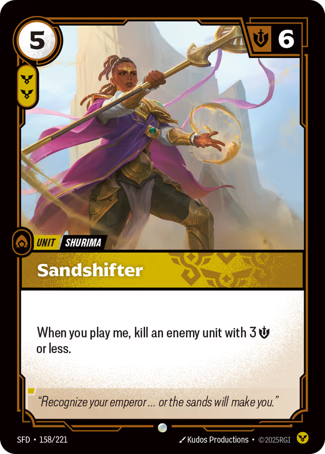 Riftbound: League of Legends TCG Spiritforged 158/221 Sandshifter