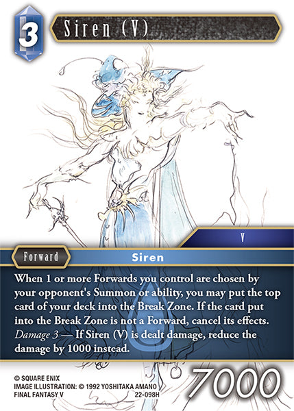 Final Fantasy Opus XXII - 22-098 Siren (V)