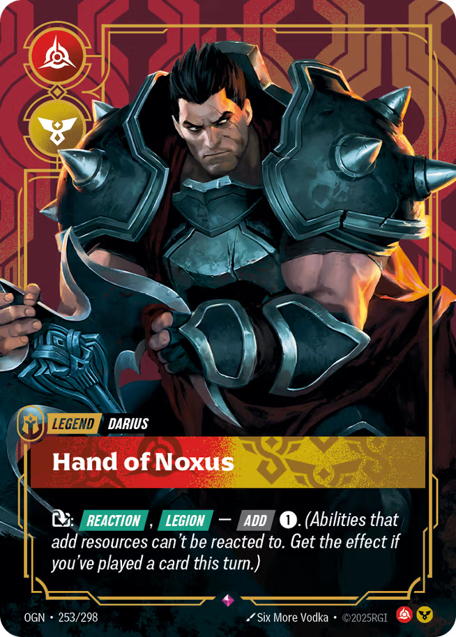 Riftbound: League of Legends TCG Origins 253/289 Hand of Noxus