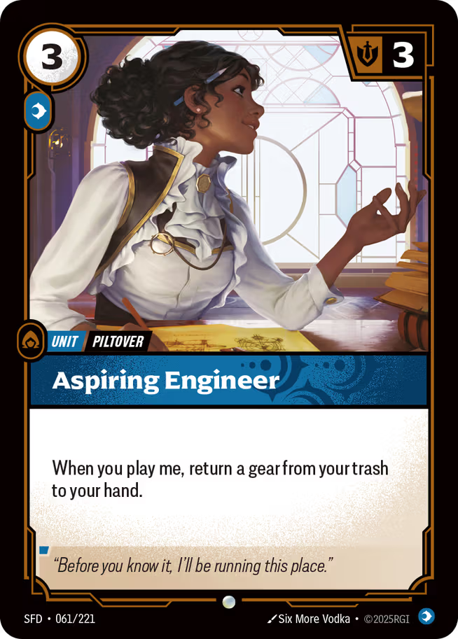 Riftbound: League of Legends TCG Spiritforged 061/221 Aspiring Engineer