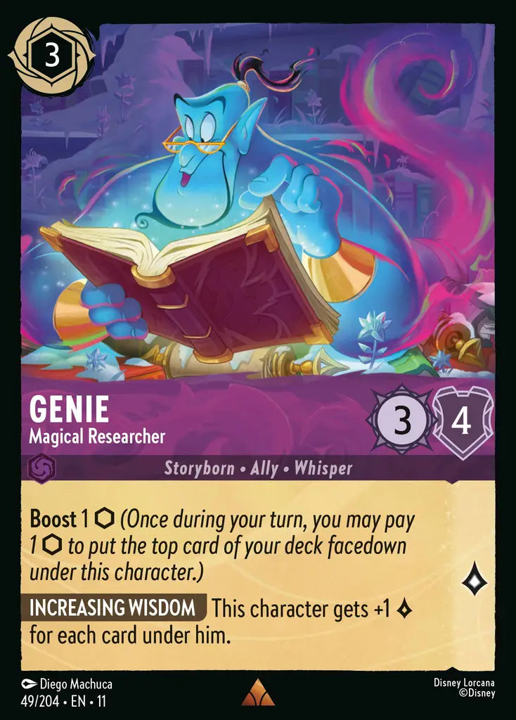 Disney Lorcana Winterspell 049/204 Genie - Magical Researcher