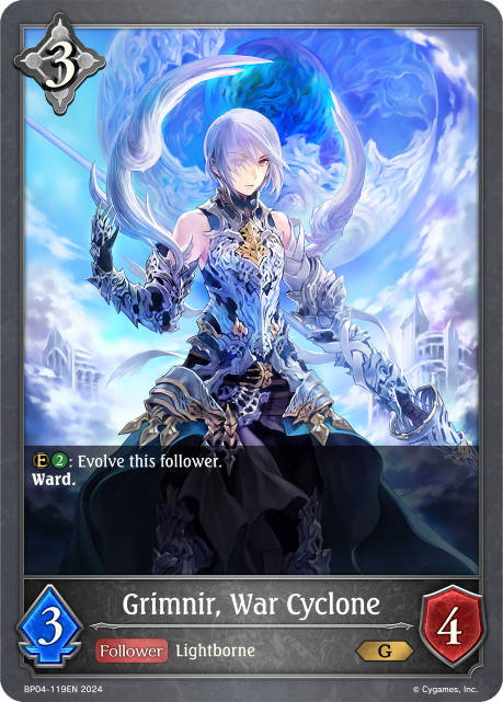 Cosmic Mythos BP04-119 Grimnir, War Cyclone