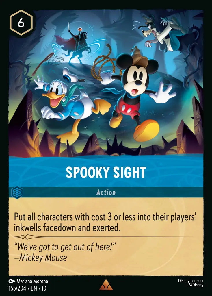 Disney Lorcana Whispers in the Well 165/204 Spooky Sight