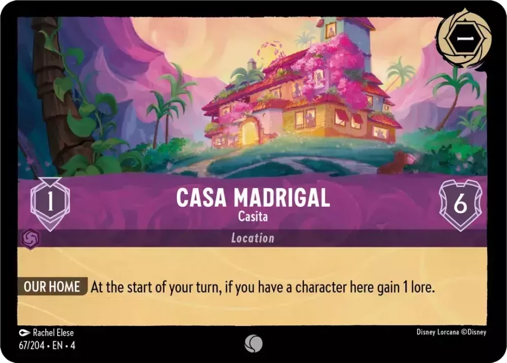 Disney Lorcana Ursula's Return 067/204 Casa Madrigal - Casita Foil