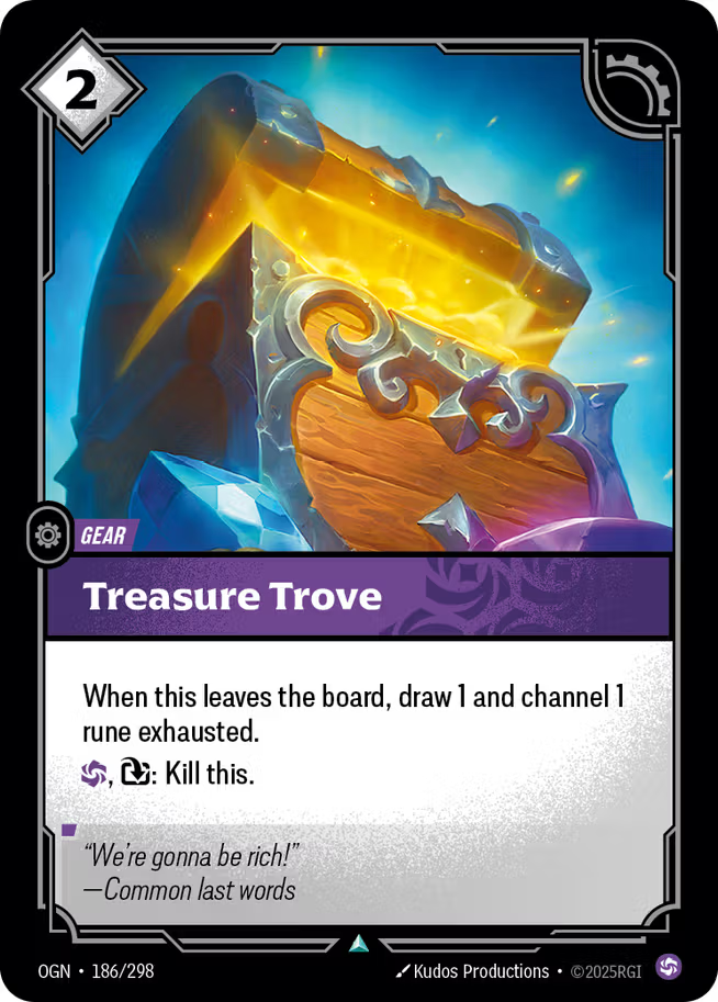Riftbound: League of Legends TCG Origins 186/289 Treasure Trove
