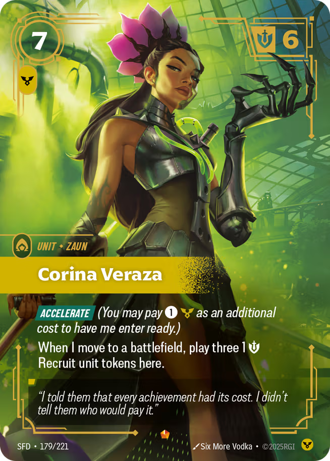 Riftbound: League of Legends TCG Spiritforged 179/221 Corina Veraza