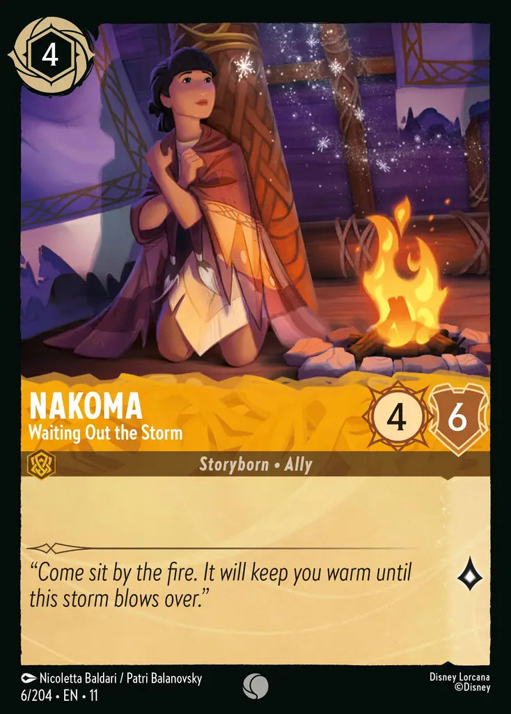 Disney Lorcana Winterspell 006/204 Nakoma - Waiting Out the Storm