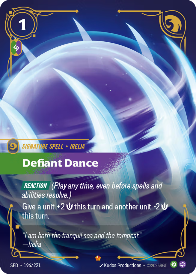 Riftbound: League of Legends TCG Spiritforged 196/221 Defiant Dance