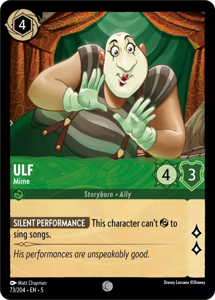 Disney Lorcana Shimmering Skies 073/204 Ulf - Mime