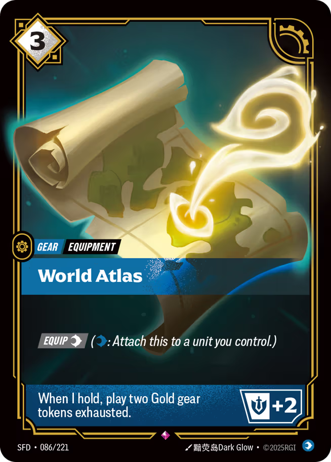 Riftbound: League of Legends TCG Spiritforged 086/221 World Atlas