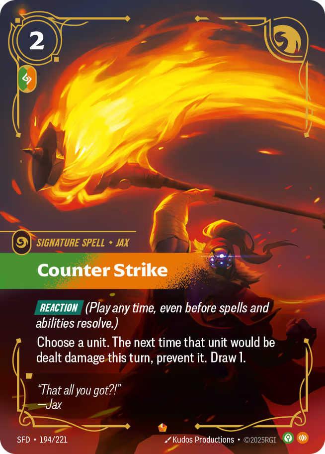 Riftbound: League of Legends TCG Spiritforged 194/221 Counter Strike