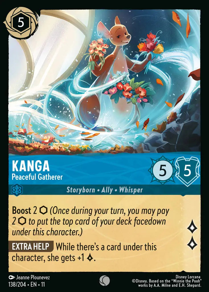 Disney Lorcana Winterspell 138/204 Kanga - Peaceful Gatherer
