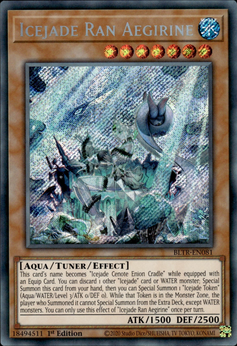 Battles Of Legend: Terminal Revenge BLTR-EN081 Icejade Ran Aegirine Secret Rare