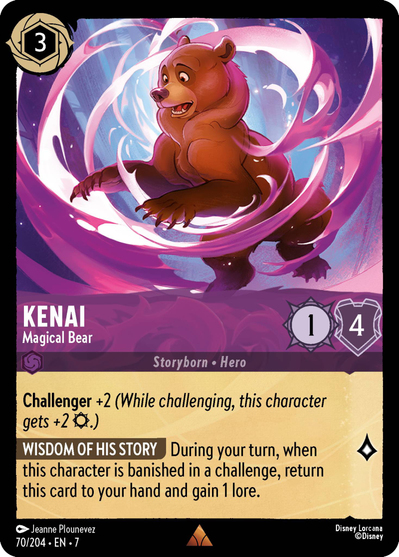 Disney Lorcana Archazia's Island 070/204 Kenai - Magical Bear