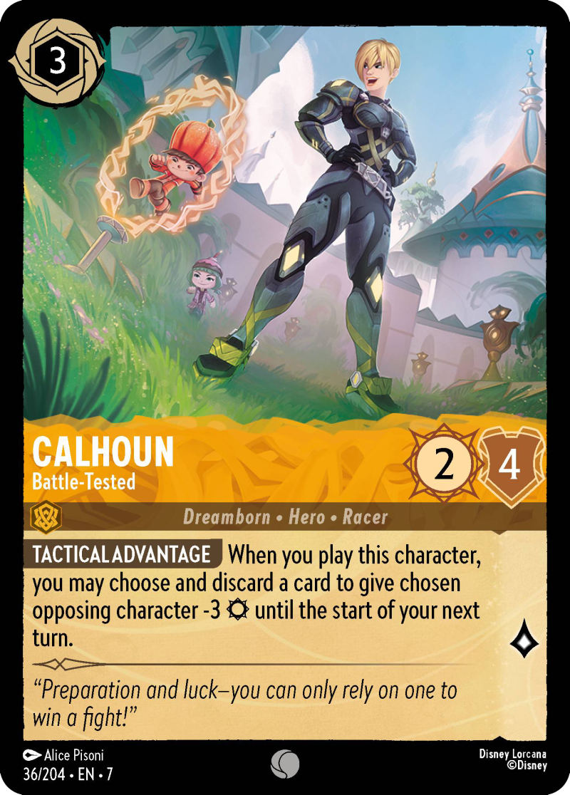 Disney Lorcana Archazia's Island 036/204 Calhoun - Battle-Tested
