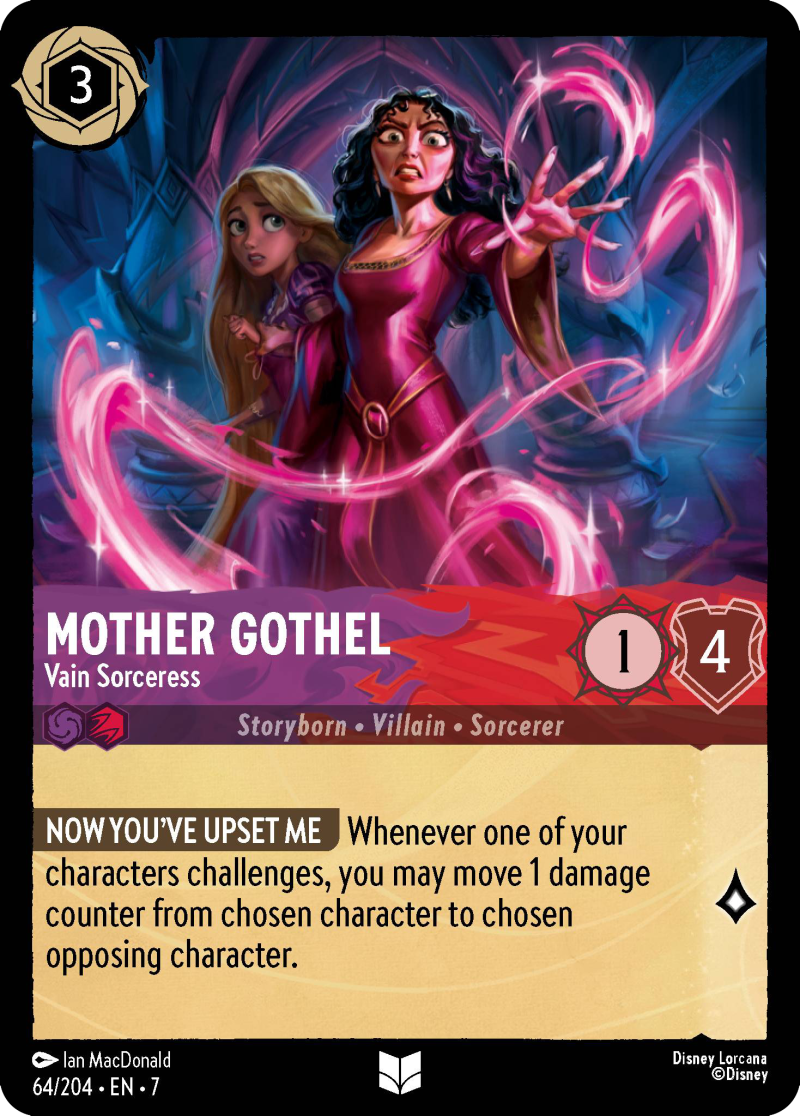 Disney Lorcana Archazia's Island 064/204 Mother Gothel - Vain Sorceress