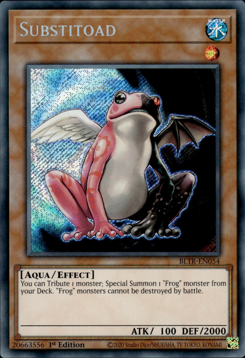 Battles Of Legend: Terminal Revenge BLTR-EN054 Substitoad Secret Rare