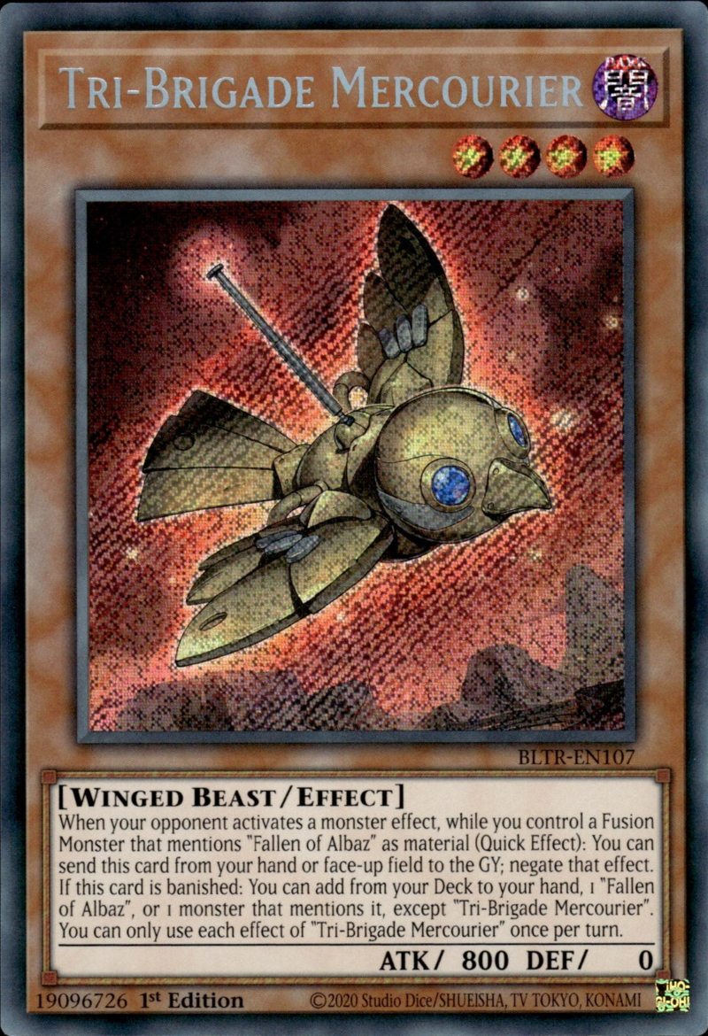 Battles Of Legend: Terminal Revenge BLTR-EN107 Tri-Brigade Mercourier Secret Rare