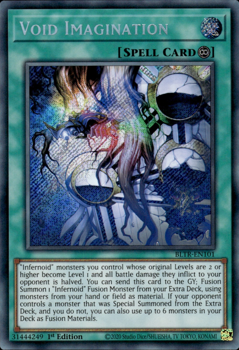 Battles Of Legend: Terminal Revenge BLTR-EN101 Void Imagination Secret Rare