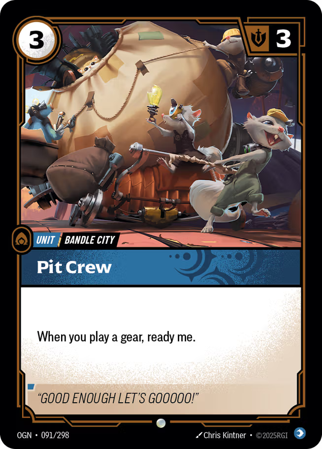 Riftbound: League of Legends TCG Origins 091/289 Pit Crew