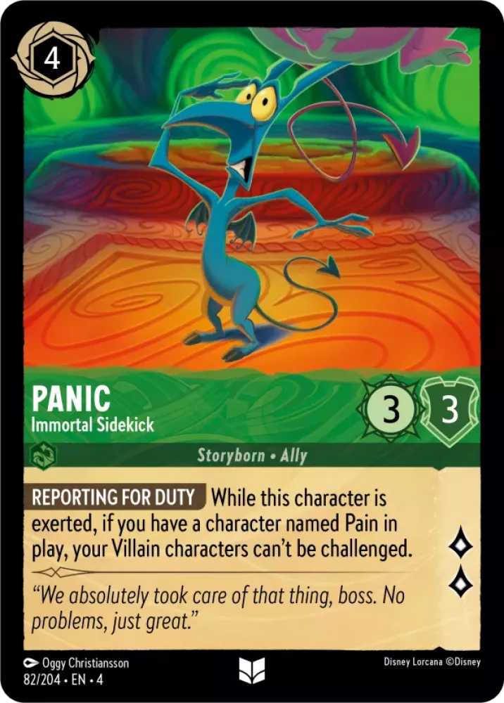 Disney Lorcana Ursula's Return 082/204 Panic - Immortal Sidekick
