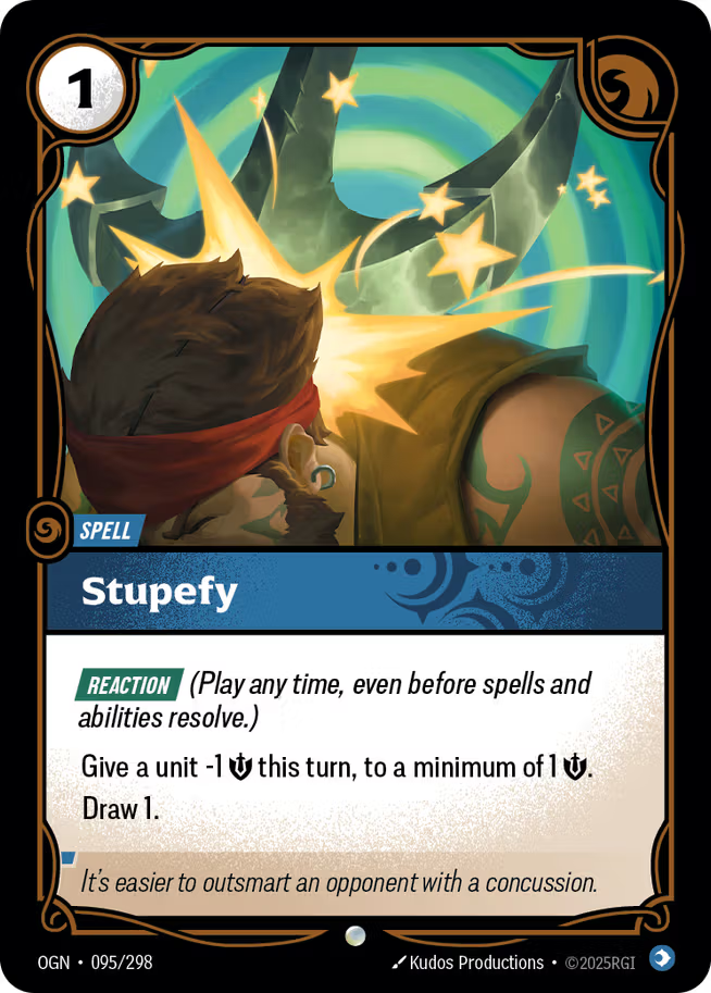 Riftbound: League of Legends TCG Origins 095/289 Stupefy