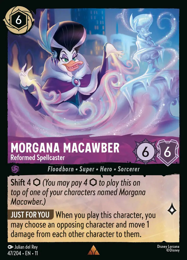 Disney Lorcana Winterspell 047/204 Morgana Macawber - Reformed Spellcaster
