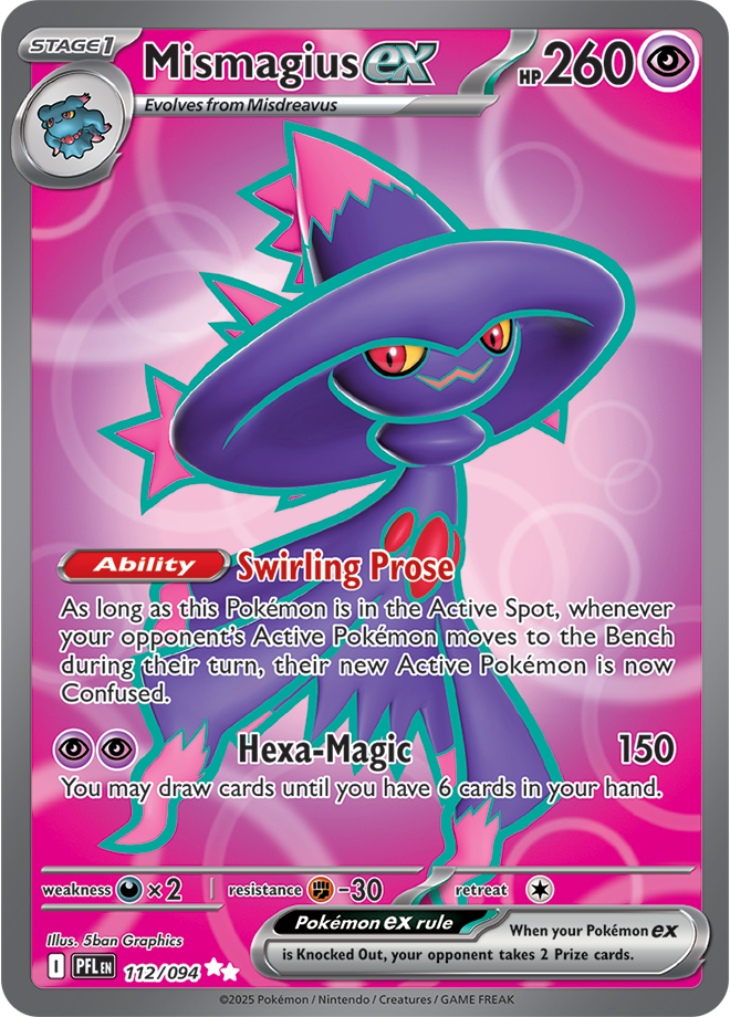 Mega Evolution - Phantasmal Flames 112/094 Mismagius ex