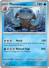 Mega Evolution - Phantasmal Flames 025/094 Mamoswine Reverse Holo