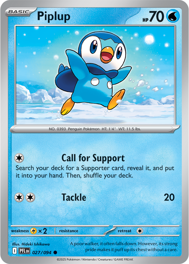 Mega Evolution - Phantasmal Flames 027/094 Piplup