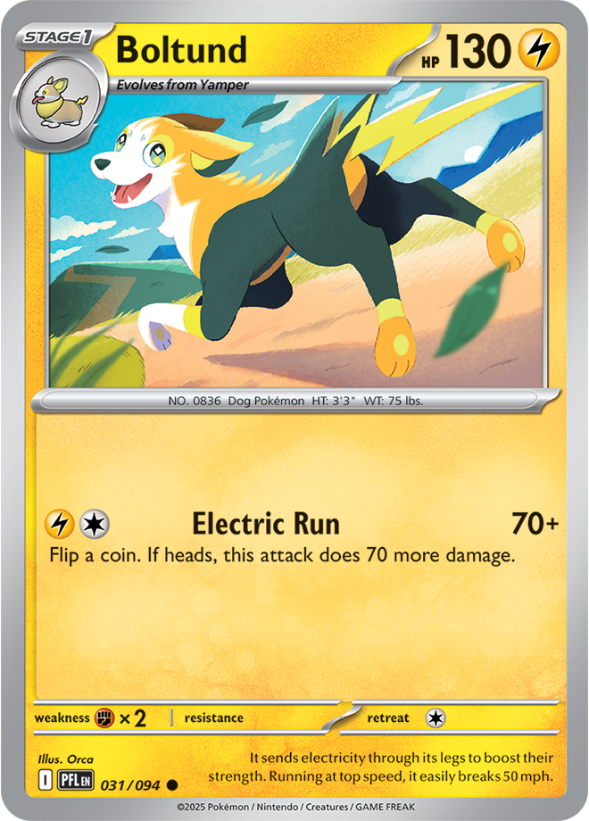 Mega Evolution - Phantasmal Flames 031/094 Boltund