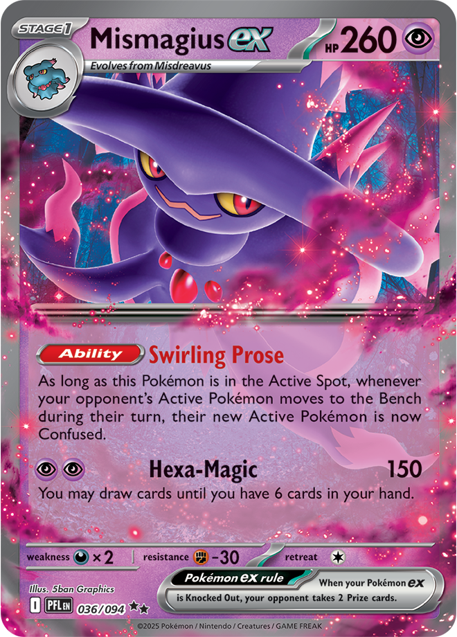 Mega Evolution - Phantasmal Flames 036/094 Mismagius ex
