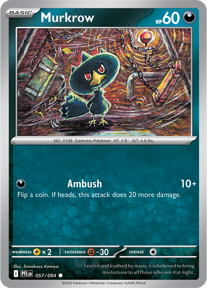 Mega Evolution - Phantasmal Flames 057/094 Murkrow