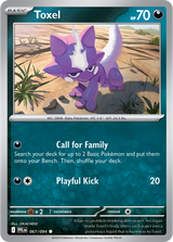 Mega Evolution - Phantasmal Flames 067/094 Toxel Reverse Holo